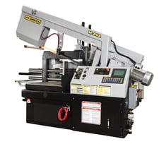 20" x 30" Hydmech #M-20A, Automatic Horizontal Pivot Band Saw, 1.5" x 246" Blade, 32" H Table, 50-350 SFM, 10
