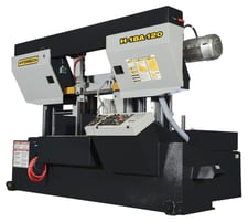 18" x 18" Hydmech #H-18A-120, Automatic Horizontal Long Bar Feed Band Saw, 1.5" x 230" Blade, 35" H Table