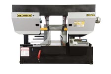 22" x 22" Hydmech #H-22A, Automatic Horizontal Band Saw, 2" x 270" Blade, 31" H Table, 40-300 SFM, 10 HP, 480