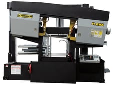 28" x 28" Hydmech #H-28A, Automatic Horizontal Band Saw, 2" x 300" Blade, 31" H Table, 40-300 SFM, 10 HP, 480