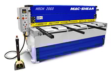 0.16" x 6.8' MRGM #2060, Mac-Shear Power Squaring Shear, 18" width x 31.5" H Table, 41 SPM, 7.5 kW