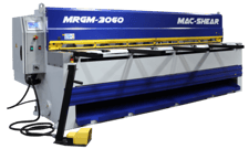 0.16" x 10' MRGM #3060-04, Mac-Shear Power Squaring Shear, 18" width x 31.5" H Table, 41 SPM, 7.5 kW