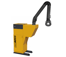 1500 cfm Ventboss #S31, Metal Dust Collector, Nanofiber Merv 15 Filter, 24" width x 70" H x 25" D Size, 2 HP