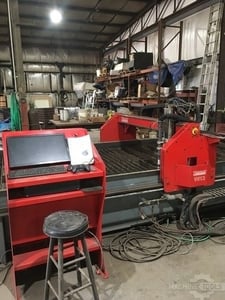 Victory #V612WT, CNC Plasma Systems, (1) Plasma Torch, 100 Amps Power, 6' x 12' Table, 240 V, 2009