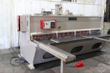0.25" x 10' Accurshear #6-250-10, Hydraulic Power Squaring Shear, 36" Back Gauges, 38 SPM, 20 HP, 1996
