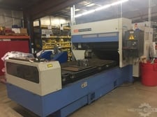 Mazak #Optonics-Space-Gear-48, Laser Cutter, 860 lb/ft Load capacity, 4' width x 8' L Sheet Size, 2 kW Power