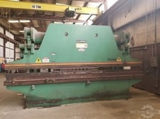 500 Ton, Accurpress #750024, Press Brake, 18' Overall length, 12.4" Between Housings, 10" Stroke, 10"-20"