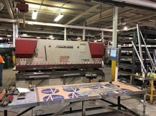 100 Ton, Accurpress #7-100-10, Press Brake, 3-Axis, 10' Bending length, 120" Between Side Frames, 8" Stroke