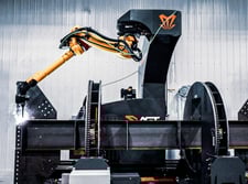 AGT #BeamMaster, Robotic Welding System, 10000 lbs. per pair Beam Rotator capacity, 44' per zone Length