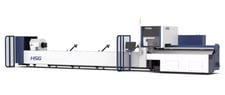 HSG #TPS, Tube Beveling Fiber Laser Cutting Machine, 20-273 mm Round Tube Cut capacity, 0-45° Beveling Tube