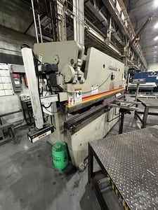 100 Ton, Accurpress #71006, Hydraulic CNC Press Brake, 3-Axis, 6' Overall length, 8" Stroke, 14" Open height