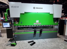 242 Ton, Ermaksan #EVO-III-Hybrid, Press Brake, 7-Axis, 148" Bending length, 128" Between Housings, 10.83"