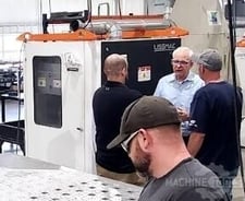 Lissmac #SMW-123, Deburring/Edge Rounding Machine, 37.4" Work width, 0.04"-1.97" Material Thickness, 20.3 kW