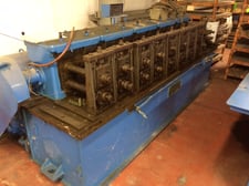 10 Stand, Rafter, rollformer, 2" arbors, 11" horizontal CC, 12" roll space, 20 HP VS drive, Tag #15810