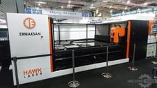 Ermaksan #FiberMak-Hawk, Laser Cutter, 5' width x 10' L Sheet Size, 0.625" Cut capacity, 6160 lbs. Load