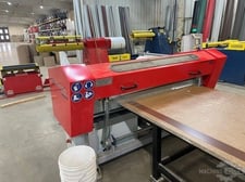 49" x .04" Legionnaire #1250, Slitting Machine, 11000 lbs. Coil Size capacity, 2018