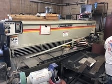 1/4" x 10' Accurpress #625010, Power Squaring Shear, 36" Back Gauge, (16) Hold Downs, 20 HP, 230 V