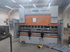 110 Ton, Piranha #Pro-2-200-14, Press Brake, 4-Axis, 102.36" Bending length, 86.61" Between Centers, 10.8"
