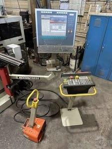 320 Ton, Accurpress #732014, Press Brake, 168" Bed length, 124" Between Housings, 8" Stroke, 14" Open height
