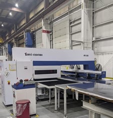 30 Ton, Yawei-Nisshinbo #HPE-3058, CNC Turret Punch Press, 59" x 197" x 0.25" thick max Sheet Size, 59" x 98"
