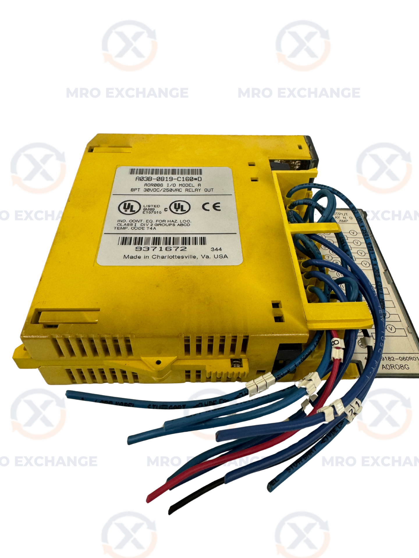 Fanuc I/O Module A03B-0819-C160#D 250V Allis-Chalmers m00495
