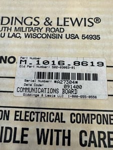 Giddings & Lewis Communications Board M-1016.8619