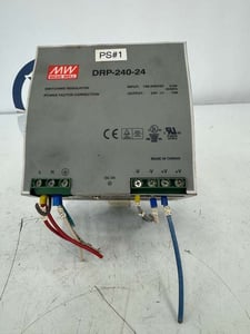 Mean Well Rail Mount Switching Power Supply DRP-240-24