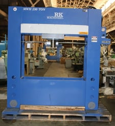 250 Ton, Press Master #HFP-250/MWH, moveable workhead, 16" stroke, #154333
