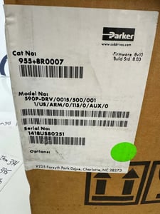 Parker Servo Drive 590P-DRV/0015/500/0011/US/ARM/0/115/0/AUX/0 115 V