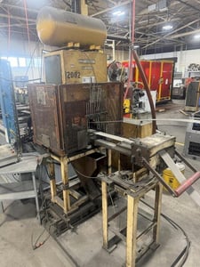 12 Ton, PneuPowr, Airam #4P-12, pneumatic press, 3" stroke, 14" x 14.5" bed
