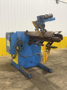 12000 lb. Dallas #DPR-12000-48, right hand motorized coil reel uncoiler, 48" wide, 60" outside dimensions