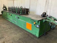 8 Stand, Dahlstrom #400-16OB rollformer, 2" shaft diameter, 12" roll space, 7.5 HP, 200 FPM