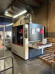 43" Timesavers #32-Series, deburring, edge rounding, finishing machine, 2021