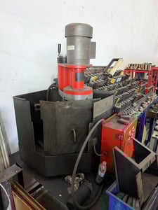 Amada #TEG-160E, punch & die grinder, 6.5" 3-jaw chuck, 7" x 3" x 1.25" wheel