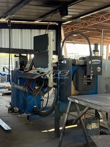 EMI #EL-SQRD, CNC Tube Plasma Cutting Machine, 3/4"-4" cutting capacity, 288" material length, 4-jaw chuck