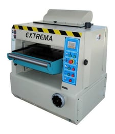 24" x 8-3/4" Extrema #XP-615AZ, Single-Sided Head Planer, 1/4" max. cut, 10.5" min. length, 15 HP, 6000 RPM