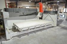 Park Industries #Saber, CNC 5-Axis Bridge Saw, 144" X, 80" Y, 12-1/2" Z, 14"-16" blade diameter, 0.79"-2.36"