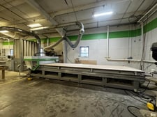 Biesse #Rover-A-G-FT, CNC Woodworking Router, 5' x 21' work table, 251.9" X, 62.4" Y, 12.7" Z, 6.7"