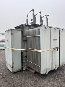 3750-4200/4687-5250 KVA 24000 Primary, 2400Y/1386 Secondary, Cooper, 3 Phase, 60HZ