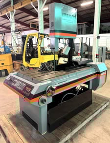 18" x 22" Marvel Series 8 Mark II Tilt Frame Vertical Band Saw, 1" Blade, 2 HP, Reconditioned