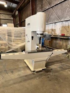 60 Ton, Eitel #RP-60, hydraulic straightening press, 8" stroke, 24" DL, 13-3/4" throat, 1980