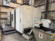 Mori Seiki #NT-5400-1800SZ, CNC Lathe, 9-Axis, 36" Swing, 75.6" Machining length, 18" Chuck, 4" Bar, 80 ATC