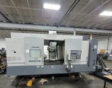 Okuma #Multus-B400-W, CNC Lathe, 8-Axis, 28" Swing, 59" Centers, 15" Chuck, 4" Bar, 26.4" Turning diameter