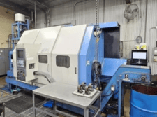 Mazak #Slant-Turn-50N, CNC Lathe, 2-Axis, 31.6" Swing, 60" Machining length, 15" Chuck, 3.5" Bar, 26" Turning