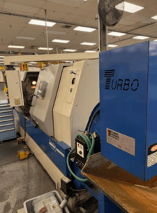Daewoo Doosan #Puma-300LC, CNC Lathe, 2-Axis, 23.2" Swing, 50.4" Machining length, 12" Chuck, 4" Bar, 17.8"