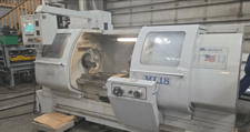 Milltronics #ML18, CNC Lathe, 2-Axis, 60" Machining length, 10" Chuck, 2.4" Bar, 15 HP, 4500 RPM, 2006