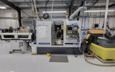 Hardinge #Super-Precision-T-42, CNC Lathe, 14.5" Machining length, 6" Chuck, 2" Bar, 8.9" Turning diameter