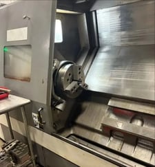 Samsung #SL-35A/1500, CNC Lathe, 2-Axis, 23.6" Swing, 60.2" Machining length, 15" Chuck, 4.6" Bar, 16"