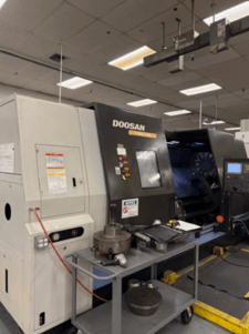 Daewoo Doosan #Puma-700L, CNC Lathe, 2-Axis, 40.6" Swing, 126" Machining length, 15" Chuck, 6.5" Bar, 35.4"