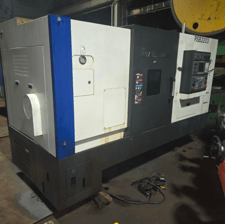 Hyundai Wia #L300A, CNC Lathe, 2-Axis, 27.7" Swing, 28.4" Machining length, 15" Chuck, 3" Bar, 19" Cutting